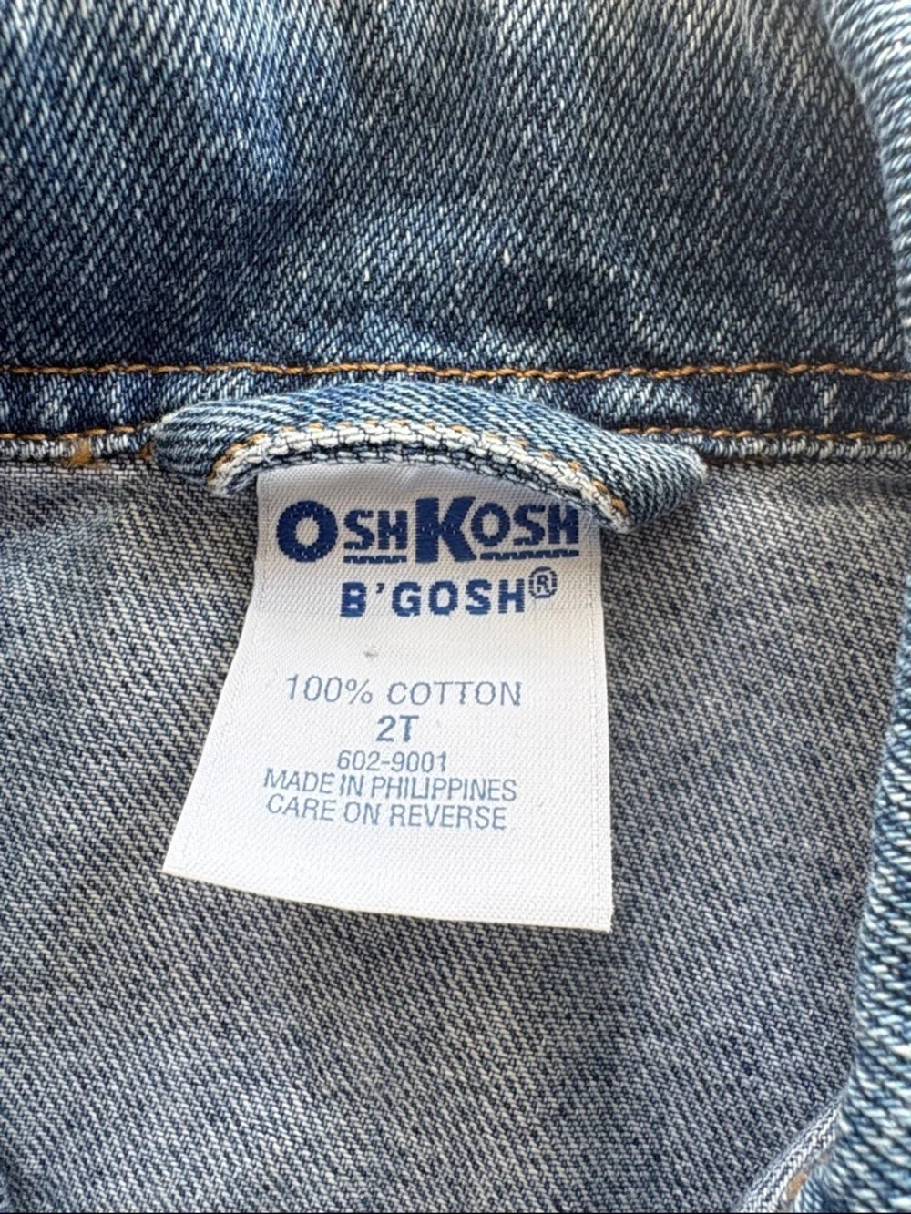 Vintage OshKosh Kids Jean Jacket 2t